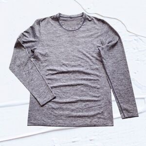 Lululemon Men's Heather Breathable Mesh Crew Athletic T-Shirt Size L